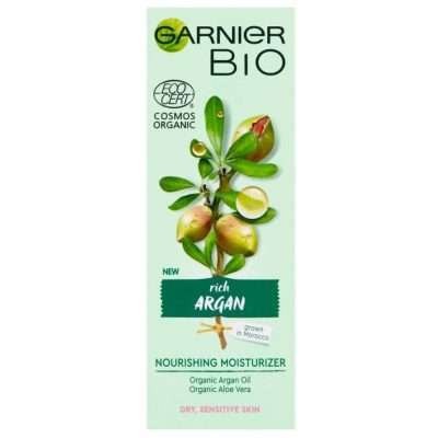 Garnier Bio Rich Argan Nourishing Moisturizer Cream pentru piele uscată și sensibilă 50ml