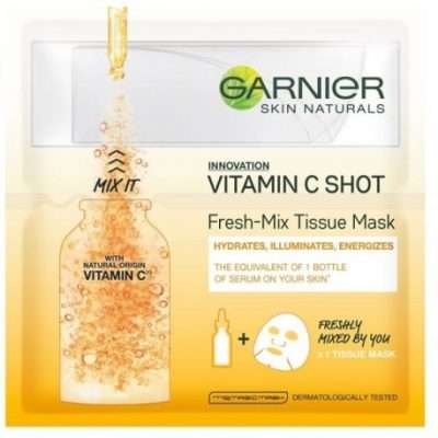 Garnier Skin Naturals Fresh-Mix Tissue Mască de țesut cu vitamina C. 33g