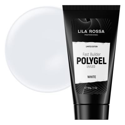 Polygel Lila Rossa Premium, 60 g, White